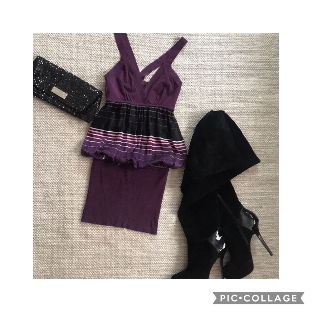 2b Bebe City Girl’s Night Out Sexy Mini Dress